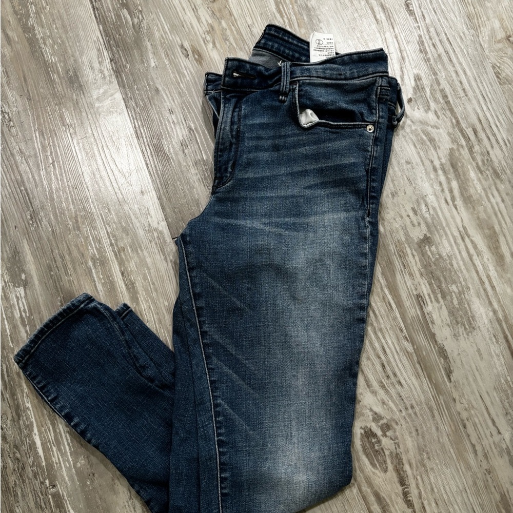 Abercrombie & Fitch Dark Blue Straight Leg Jeans